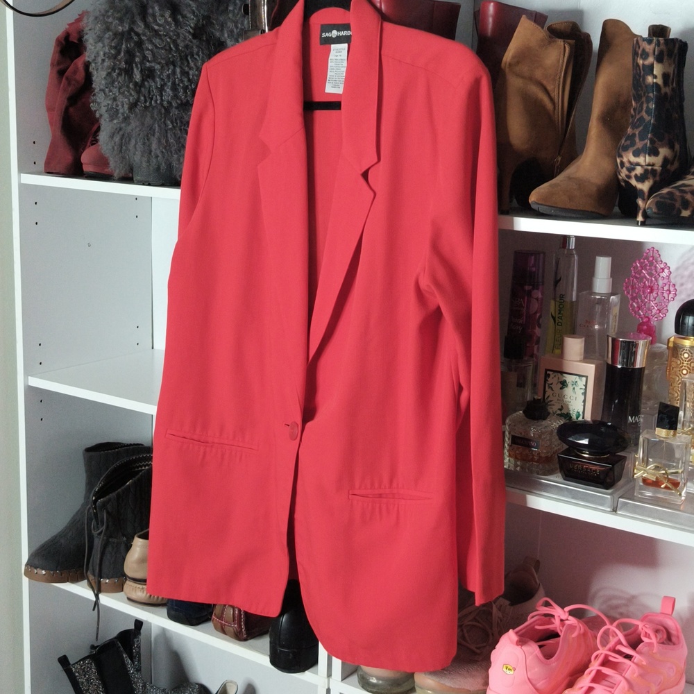 Sag Harbor Red Blazer - Picture 3 of 3